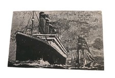 Rare 1912 Titanic White Star Line Post Card Bamforth Pre Sinking Post Mark Apr 8 picture