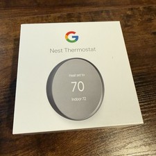 New Factory Sealed Google Nest Thermostat Gray (G4CVZ) picture