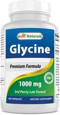 Best Naturals Glycine Supplement 1000 Mg for Energy Production, 180Count picture
