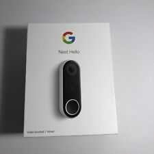 Google Nest Hello Smart Wi-Fi Wired Video Doorbell (NC5100US). PREOWNED MINT picture