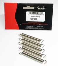 Genuine Fender (5) Nickel Vintage Tremolo Strat Guitar Bridge Tension Springs picture