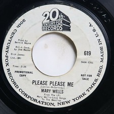 MARY WELLS - PLEASE PLEASE ME / I SHOULD HAVE KNOWN BETTER - SOUL 45 *PROMO* picture