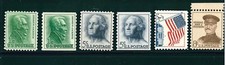 US Scott # 1208, 1209, 1214, 1312, 1225, & 1229 / Sheet & Coil Regular Issue MNH picture