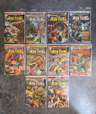 Man-Thing Vol. 1 #2 Thru #11 All Mid-Higher Grade Marvel Comics Lot 1974 picture