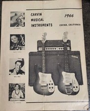 Rare 1966 Carvin Music Instruments Catologue, Covina California  picture