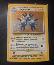 Magneton 9 Base Set Holo Rare - Pokemon TCG - HP picture