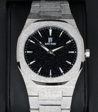 DANTE VELOCE Starlight Frosted SILVER Ice Out Icy Diamond Watch paul rich NEW  picture