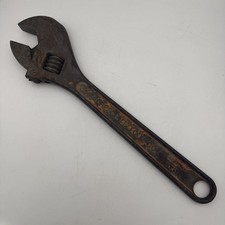 Vintage Crescent Tool Company 15 Inch Adjustable Wrench Jamestown N.Y. USA Tools picture