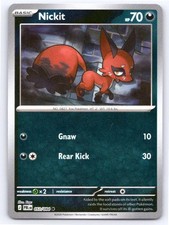 2026 POKEMON NICKIT PITCH BLACK 053/084 REVERSE HOLO C NM A83308 FREE S&H picture