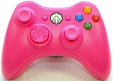 Official Microsoft Xbox 360 Wireless Controller in PINK game gaming cordless HOT picture