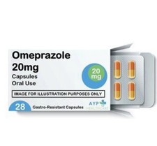 Omeprazol 20mg Acid Reflux Relief Stomach Support Fast Shipping 400 Caps EXP2028 picture