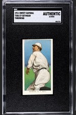 1909-1911 Sweet Caporal 350/460 42 T206 Cy Seymour Throwing SGC A picture