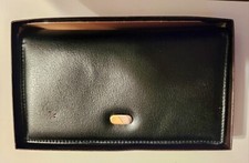 Vintage Sullinni Women’s Black Bifold Leather Wallet No. 691 Rare Original Box  picture