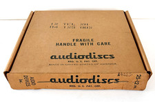 Vtg NOS Unused SEALED BOX of 25 Audiodiscs 12