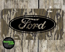 Bottomland Camo Ford logo Vehicle Tag picture