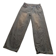 Dazy Light Wash High Waisted Straight Leg Jeans Blue Confident Patch Size M picture