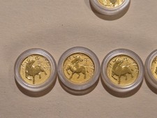 2021 Australia 1/20 oz Gold Lunar Year of The Ox .9999 Proof  picture