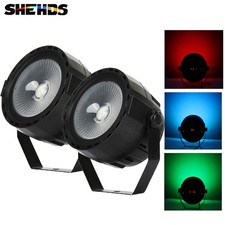 Used SHEHDS 2Pcs 30W LED COB Par RGB 3in1 Par Can Lighting Wireless Remote Bar picture