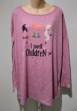 LILICLOTH Long Sleeve Sanderson Sisters T-Shirt I SMELL CHILDREN Red Size 3XL picture