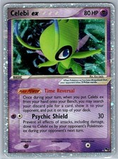 Celebi ex (Holo) 017/017 Ultra Rare POP Series 2 DAMAGED CREASED picture