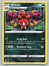 2022 POKEMON ARIADOS LOST ORIGIN 113/196 R NM A59870 FREE S&H picture