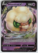 Whimsicott V 064/172 Holo V Rare Brilliant Stars Pokemon Holo Near Mint picture