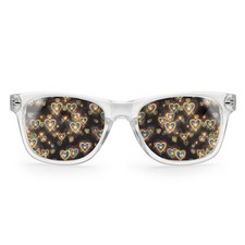 GloFX Heart Effect Diffraction Glasses – Clear picture
