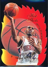 Jerry Stackhouse 1996-97 Flair Showcase #16 Hot Shots Die-Cut SSP Insert 76ers picture