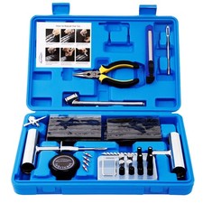 AUTOWN Tire Repair Kit - 68pcs Heavy Duty Plug Kit, 67pcs, Blue  picture