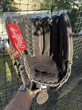 NEW NOS 2013 Rawlings PRO601JB JAPAN BLACK Heart of the Hide 12.75 TRAP-EZE TB24 picture