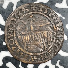 (14th-15th Century) France Agnus Dei Jeton Lot#N1710 picture
