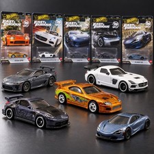 HOT WHEELS FAST & FURIOUS 25TH ANNIVERSARY SET OF 5 SUPRA CHASE PREMIUM picture