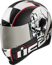 NEW Icon Airform Death or Glory Skull Full Face Helmet - Size M Medium - *READ* picture