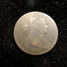 1800/79 1st Hairstyle Draped Bust Large Cent Good G 1c Head of 1798 MAKE OFFER picture