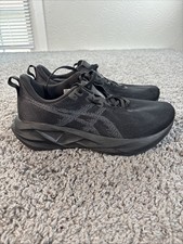 Asics Novablast 5 Running Shoes Mens Size 9.5 Black Mesh Athletic Sneakers picture