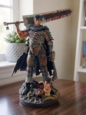 Berserk Guts Figure 32cm 12.6in Black Swordsman Dragonslayer Anime Statue Gift picture