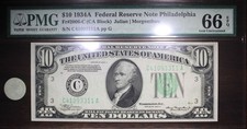 1934A $10 Federal Reserve Note Phildelphia PMG 66 EPQ FR. 2006C picture