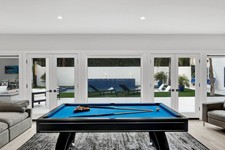 7 Foot Pool Table with Automatic Ball Return, Billiard Table with Arcade Style picture