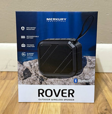 Merkury Innovations Rover Bluetooth Water-Resistant FM Speaker, Black picture
