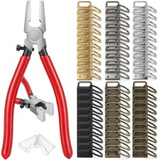 60PCS Key Fob Hardware Set, 1 Inch 4 Color Keychain Hardware with Split Ring ... picture
