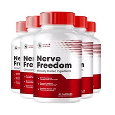 5-Pack Nerve Freedom Pills - NerveFreedom Healthy Blood & Nerves - 300 Capsules picture