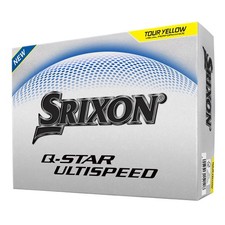 SRIXON Q STAR ULTISPEED TOUR YELLOW GOLF BALL DOZEN picture