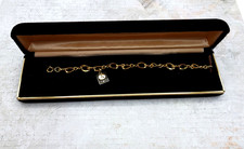 Vintage NASA North A Rockwell Emblem 12KGF bracelet w/ 10K diamond charm 1960's picture