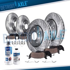10pc Front Rear Drilled Brake Rotors Brake Pads Kit for 2016 - 2021 Honda Civic picture