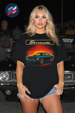 1970 HEMI 'Cuda Shirt – Barracuda Muscle Car Retro Graphic Tee picture