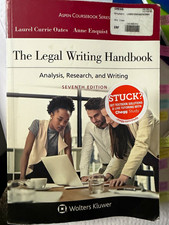 Wolters Kluwer The Legal Writing Handbook 7th Ed Aspen Coursebook 2018 picture