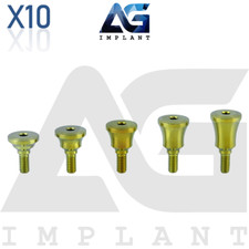 x10 Wide Concave Anatomic System Healing Cap Ø5.5 Dental With Screw Hexagon 2.42 picture