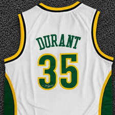 SIGNED Kevin Durant Seattle SuperSonics Basketball Jersey #35 (READ DESCRIPTION) picture