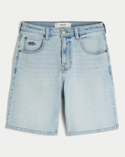 Hollister Light Wash Baggy Jean Shorts NWTs - Freeshipping picture