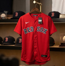 Boston Red Sox David Ortiz #34 Red Alternate Stitched Jersey Men's NWT picture